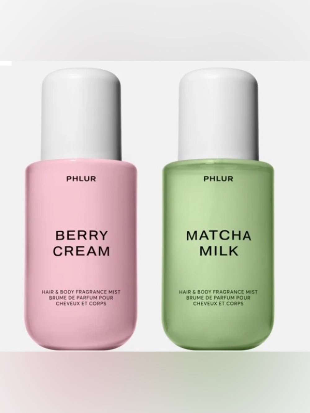Phlur Berry Matcha Latte Hair & Body Mist Duo Set